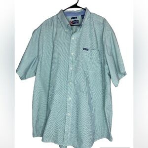 Chaps 3XT Check Easy Care Cotton Blend Button Down SS